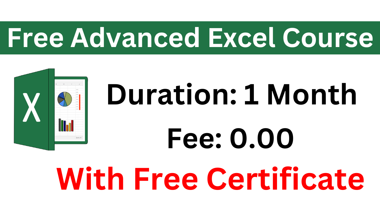 Free Advanced Excel Mastery Course